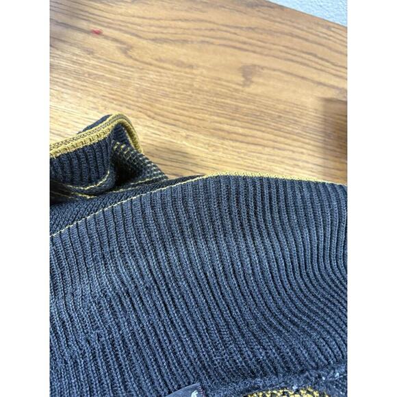 Seattle Knitting Mills Penguin Cardigan Mens Size L Black Vintage 60's Sweater - Picture 13 of 14